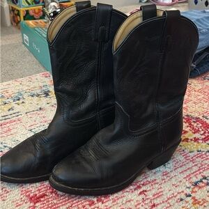 Black Kids Cowboy Boots